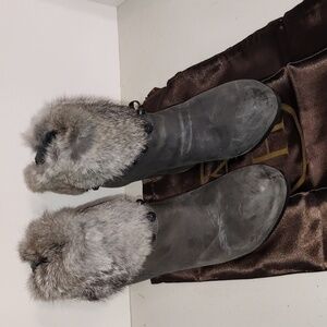 Rare ASH Rabbit top w/hammer nail accents sz European 37  Wedge booties